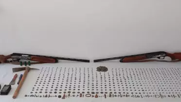 Denizli'nin Çivril ilçesinde 2 bin 269 tarihi eser ele geçirildi, 1 şüpheli gözaltına alındı