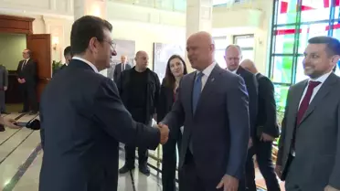 İBB Başkanı Ekrem İmamoğlu, Ukrayna'nın Odessa Belediye Başkanı Gennadiy Trukhano'yu ağırladı