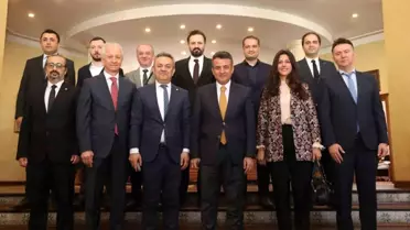Makina Mühendisleri Odası Başkanı Samsun Büyükşehir Belediye Başkanı Halit Doğan'ı ziyaret etti