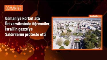 OKÜ Öğrencileri ve Akademisyenler İsrail'in Gazze'ye yönelik saldırılarına tepki gösterdi