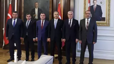 Bayburt İl Protokolü İçişleri Bakanı Ali Yerlikaya ile Görüştü