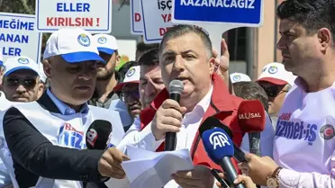 Mamak Belediyesi İşçileri İşten Çıkarıldı, Hizmet-İş Sendikası Basın Açıklaması Yaptı