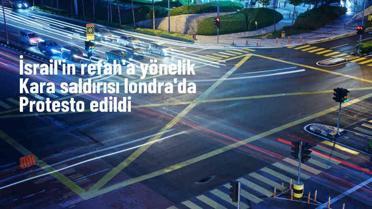 Londra'da Filistin'e Destek Gösterileri