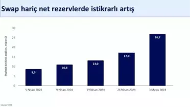 TCMB'nin döviz pozisyonu iyileşiyor