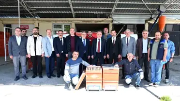 Bozüyük'te 21 Üreticiye 158 Arı Kovanı Dağıtıldı