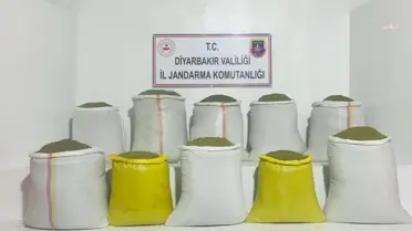 Diyarbakır'da yapılan operasyonda 536 kilogram esrar ele geçirildi