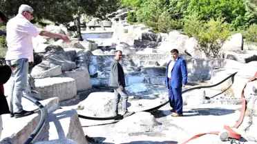 Emet Belediye Başkanı Şelale Sosyal Tesislerini Denetledi