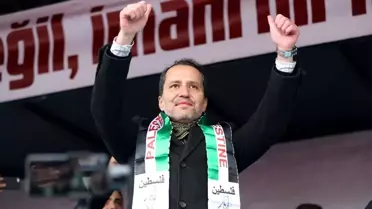 Yeniden Refah Partisi Genel Başkanı Fatih Erbakan, İsrail'in soykırım vahşetine karşı adım atma çağrısı yaptı