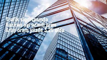 Zorunlu trafik sigortasında haziran ayı prim artışı yüzde 3,25 olarak belirlendi
