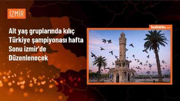 Eskrimde 10-12 ve 14 yaş altı Kılıç Türkiye Şampiyonası yarın İzmir'de başlıyor