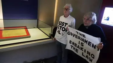 İngiltere'de İklim Değişikliği Protestosu: British Library'de Eylem