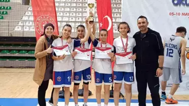 Ahmetli Gazi Ortaokulu, Okul Sporları Yıldız Kızlar 3x3 Basketbol Türkiye Şampiyonası'nda Türkiye ikincisi oldu