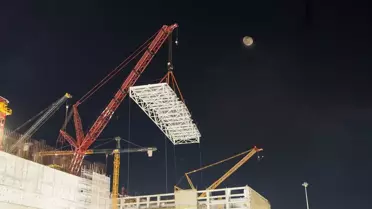 Akkuyu Nükleer Güç Santrali'nde Türbin Binasının Çatısı Tamamlandı