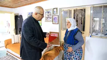 Çameli Belediye Başkanı Cengiz Arslan, Anneler Günü'nde şehit annelerini ve gazi ailelerini yalnız bırakmadı