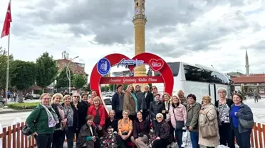 Emekli vali ve bürokrat eşleri Çorum'u gezdi
