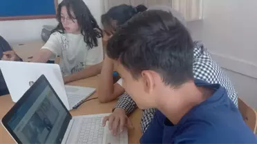 Şebinkarahisar'da eTwinning projesiyle öğrenciler sanatla buluştu