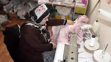 Bayburt'ta 19 yıldır çalışan kadın