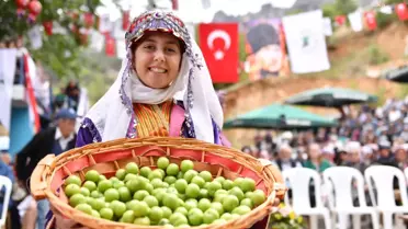 Mersin Büyükşehir Belediyesi Gezende Erik ve Kültür Festivali'ne Destek Verdi