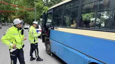 Zonguldak'ta ticari araçlara yönelik uygulama yapıldı