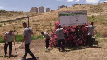 Peyzaj Mimarları Odası İzmir Şubesi, Karşıyaka'da Hatıra Ormanı Kurdu