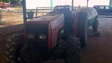 Denizli'de çalınan traktör 3 saatte bulundu