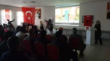 Sarıoğlan'da din görevlilerine KKKA ve bağımlılık eğitimi verildi