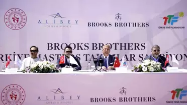 Türkiye'nin en geniş katılımlı tenis organizasyonu Brooks Brothers Türkiye Masters Takımlar Şampiyonası basın toplantısı yapıldı