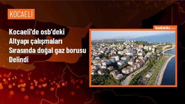 Kartepe'de Doğal Gaz Borusu Delindi, Gaz Sızıntısı Meydana Geldi