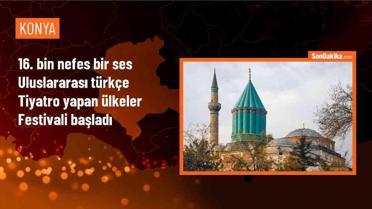 Konya'da Türkçe Tiyatro Yapan Ülkeler Festivali Başladı