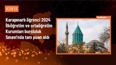 Konya'da İOKBS'de tam puan alan öğrenci ödüllendirildi