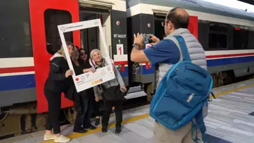 Ankara'dan Çankırı'ya Turistik Tuz Ekspresi İlk Seferini Gerçekleştirdi