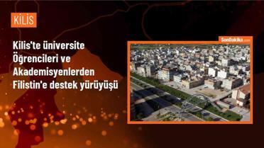 KİYÜ Öğrencileri ve Akademisyenleri İsrail'in Gazze'ye Yönelik Saldırılarını Protesto Etti