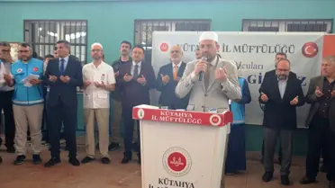 Kütahya'da Hacı Adayları Dualarla Uğurlandı
