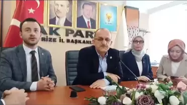 AKP Rize İl Başkanı Hikmet Ayar, polisten güvenlik bariyerlerini kaldırmasını istedi