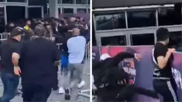 Daha maç başlamadan ortalık karıştı! Fenerbahçeli ve Panathinaikoslu taraftarlar birbirine girdi