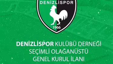 Denizlispor'da yeni başkanın yönetim kurulu üyelerinin istifaları sonrası yeniden kongre kararı alındı