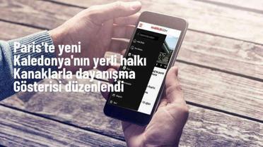 Paris'te Yeni Kaledonya'ya Destek Gösterisi