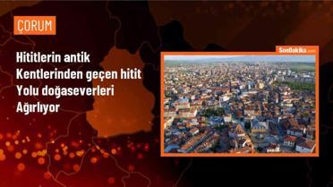 Çorum'da Doğaseverler Hitit Yolu'nda Yürüyüş Yaptı