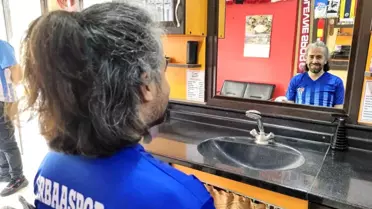 Tokat Spor Muhabiri Saçlarını Kazıtarak Verdiği Sözü Tuttu