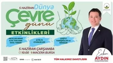 Osmangazi Belediyesi 5 Haziran Dünya Çevre Günü'nü kutluyor