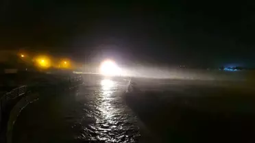 Çorum'un Alaca ilçesinde sağanak yağış sele neden oldu