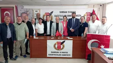 Samsun 19 Mayıs Gazeteciler Cemiyeti Olağan Genel Kurulu'nda mevcut başkan Yusuf Ziya Çakır yeniden seçildi