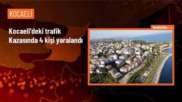Kocaeli'de Taksiyle Otomobil Çarpıştı: 4 Yaralı