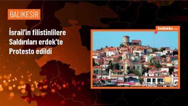 Erdek'te Mavi Marmara şehitleri anıldı ve İsrail kınandı