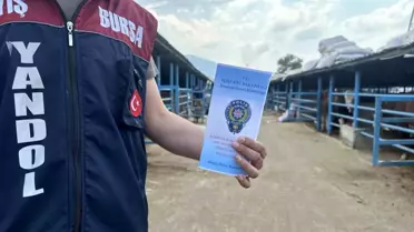 Bursa'da Kurban Pazarlarında Dolandırıcılık Olaylarına Karşı Bilgilendirme Faaliyeti
