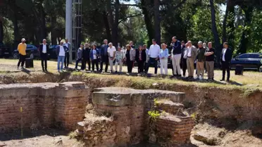 Kartal'da Dragos Arkeolojik Kazı Alanı'nda Muhtarlar Toplantısı Yapıldı