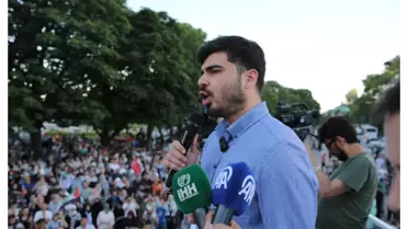 İHH öncülüğünde Mavi Marmara şehitlerini anma yürüyüşü düzenlendi