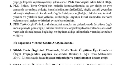 Hakkari Belediye Başkanı Terör Örgütü Üyeliği Suçlamasıyla Görevden Uzaklaştırıldı