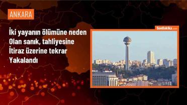 Ankara'da kaldırımda yürüyen 2 kişiye çarparak ölümlerine neden olan sanık yeniden gözaltına alındı