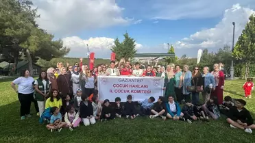 Gaziantep'te Anne Çocuk Kampı Etkinliği Gerçekleştirildi